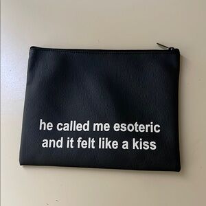 OGBFF Black Zipper Pouch